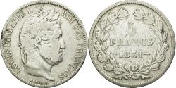 World Coins - Coin, France, Louis-Philippe, 5 Francs, 1831, Strasbourg, , Silver