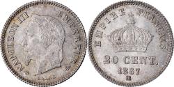 World Coins - Coin, France, Napoleon III, Napoléon III, 20 Centimes, 1867, Strasbourg