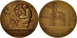 World Coins - France, Medal, Électricité de France et gaz de France, Business & industry