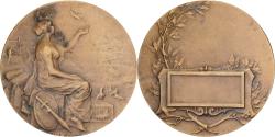 World Coins - France, Medal, Ministère de la Guerre, Communications aériennes, Bronze