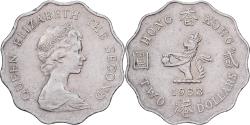 World Coins - Hong Kong, Elizabeth II, 2 Dollars, 1983, Royal Mint, Copper-nickel,