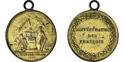 World Coins - France, Medal, Constitution, Confédération des François, Paris, 1790