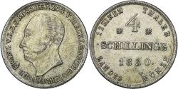 World Coins - Germany, Friedrich Franz I, 4 schillinge, 1830, Schwerin, Billon,