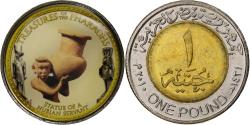 World Coins - Egypt, Token, Trésors des Pharaons, Statue of A Nubian Servant, 2010/AH1431