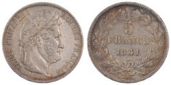 World Coins - Coin, France, Louis-Philippe, 5 Francs, 1841, Strasbourg, , Silver