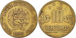 World Coins - Coin, Peru, 10 Centimos, 1993