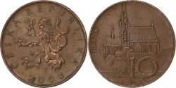 World Coins - Czech Republic, 10 Korun, 2008, Copper Plated Steel, , KM:4