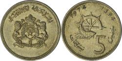 World Coins - Morocco, 5 Santimat, 1974/AH1394