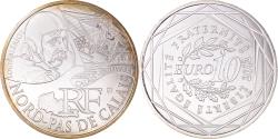 World Coins - France, 10 Euro, 2012, Paris, Nord-Pas De Calais .FDC, , Silver