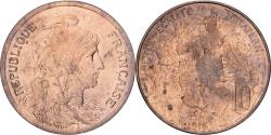 World Coins - France, 10 Centimes, Dupuis, 1916, Madrid, Bronze, , Gadoury:277