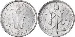 World Coins - Coin, VATICAN CITY, Paul VI, 2 Lire, 1967, Roma, , Aluminum, KM:93