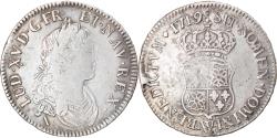 World Coins - Coin, France, Louis XV, 1/2 Écu de France-Navarre, 1/2 ECU, 44 Sols, 1719