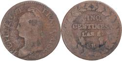 World Coins - Coin, France, Dupré, 5 Centimes, An 8/6, Strasbourg, , Copper