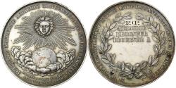World Coins - France, Medal, Académie Nationale Agricole Manufacturière, 1848, Silver Plated
