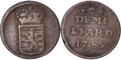 World Coins - Coin, Luxembourg, Joseph II, 1/2 Liard, 1789, Brussels, , Copper, KM:10
