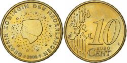 World Coins - Netherlands, Beatrix, 10 Euro Cent, 2000, Utrecht, Brass, , KM:237