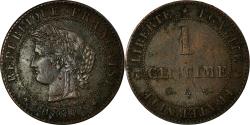 World Coins - Coin, France, Cérès, Centime, 1874, Paris, , Bronze, KM:826.1