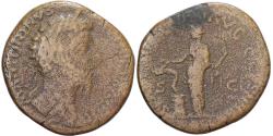 Ancient Coins - Roman Empire, Marcus Aurelius, Sestertius, 168-171, Rome, Bronze,