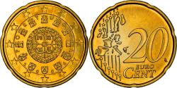 World Coins - Portugal, 20 Euro Cent, The second royal seal of 1142, 2006, , Nordic gold
