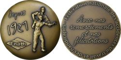 World Coins - France, Medal, Fédération Nationale des Accidentés du Travail et des