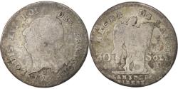 World Coins - Coin, France, 30 sols françois, 30 Sols, 1791, Limoges, , Silver
