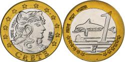 World Coins - Crete, Euro, Fantasy euro patterns, Essai-Trial, Proof, 2004, Bi-Metallic