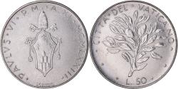 World Coins - Coin, VATICAN CITY, Paul VI, 50 Lire, 1973, , Stainless Steel, KM:121
