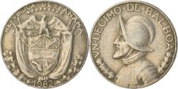 World Coins - Coin, Panama, 1/10 Balboa, 1982, , Copper-Nickel Clad Copper, KM:10