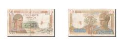 World Coins - Banknote, France, 50 Francs, 50 F 1934-1940 ''Cérès'', 1937, 1937-09-09
