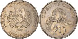 World Coins - Coin, Singapore, 20 Cents, 1989