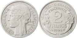 World Coins - Coin, France, Morlon, 2 Francs, 1945, Beaumont le Roger, , Aluminum