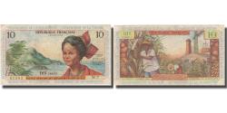World Coins - Banknote, French Antilles, 10 Francs, Undated (1964), KM:8b, VF(30-35)