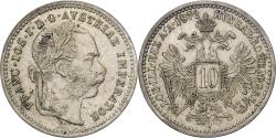 World Coins - Austria, Franz Joseph I, 10 Kreuzer, 1872, Vienna, Billon,