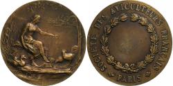 World Coins - France, Medal, Société des Aviculteurs Français, Paris, Bronze,