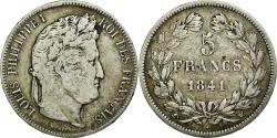 World Coins - Coin, France, Louis-Philippe, 5 Francs, 1841, Paris, , Silver, KM:749.1