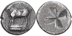 Ancient Coins - Bithynia, Drachm, ca. 350 BC, Kalchedon, Silver, , SNG-vonAulock:482-3