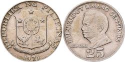 World Coins - Coin, Philippines, 25 Sentimos, 1971, , Copper-Nickel-Zinc, KM:199