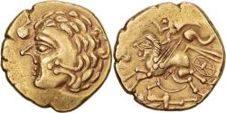 Aulerci Cenomani, Stater, 2nd century BC, Gold, , Delestrée:2153