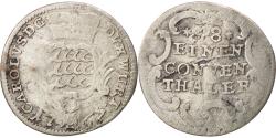 World Coins - Coin, German States, WURTTEMBERG, Karl Eugen, 1/48 Thaler, 1767,