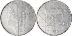 World Coins - Coin, Netherlands, 2-1/2 Gulden, 1986