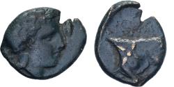 Ancient Coins - Campania, Æ Unit, ca. 325-320 BC, Neapolis, Bronze, , HGC:1-470, HN