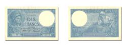 World Coins - France, 10 Francs, 10 F 1916-1942 ''Minerve'', 1918, KM #73a, 1918-05-04,...