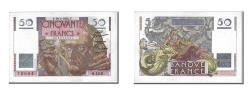 World Coins - France, 50 Francs, 50 F 1946-1951 ''Le Verrier'', 1950, KM #127c, 1950-06-29,...
