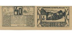 World Coins - Banknote, Austria, Altenfelden, 40 Heller, paysage, 1920 UNC(63) Mehl:FS 27Ic