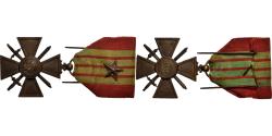 World Coins - France, Croix de Guerre, Medal, 1939, Une Citation, Excellent Quality, Bronze