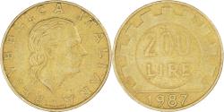 World Coins - Coin, Italy, 200 Lire, 1987