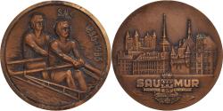 World Coins - France, Medal, Centenaire de la Société Nautique de Saumur, Aviron, 1985, J.