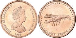 World Coins - Tristan Da Cunha, Elizabeth II, Penny, 2008, Franklin Mint, Copper,