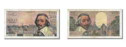 World Coins - Banknote, France, 1000 Francs, 1 000 F 1953-1957 ''Richelieu'', 1955