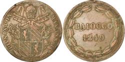 World Coins - Coin, ITALIAN STATES, PAPAL STATES, Pius IX, Baiocco, 1849, Rome,